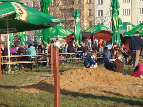 le "jardin de Žižkov", le petit parc à bière familial de Biskupcova